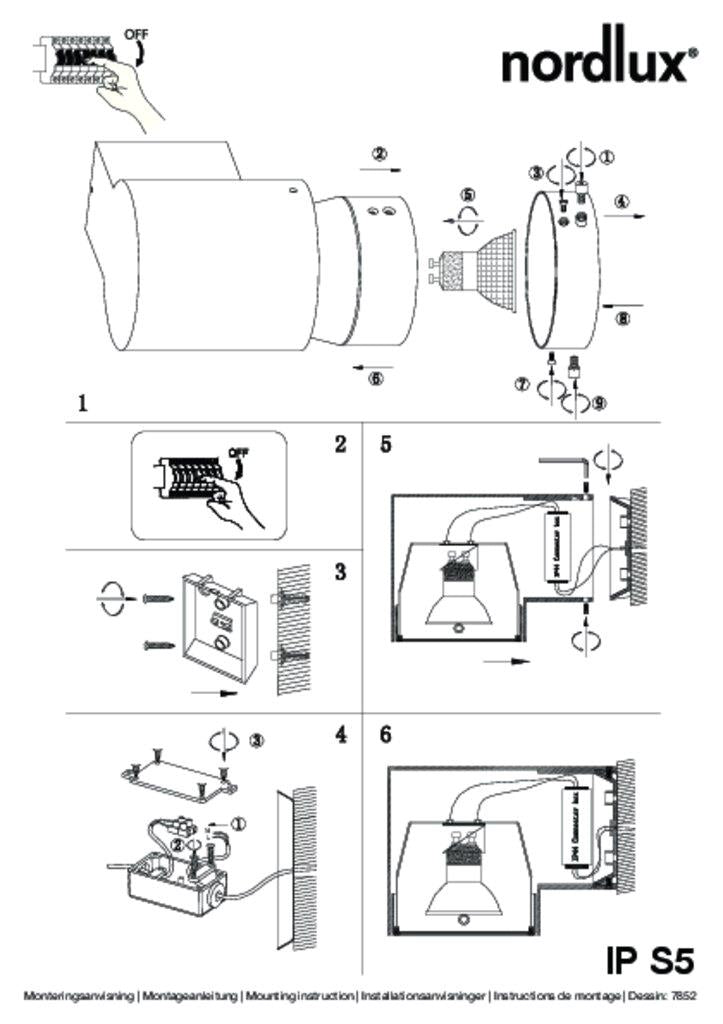 IP S5 Bath Metal, Plastic White  - 78521001