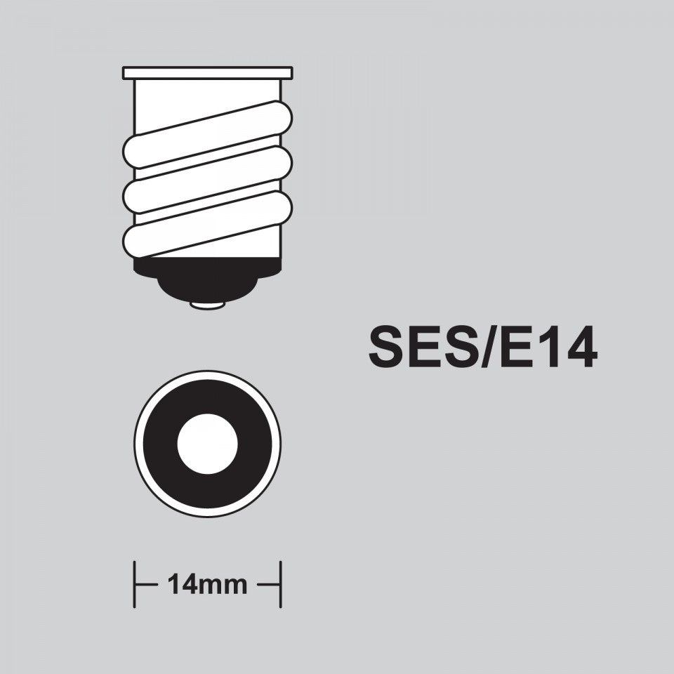 Salt Lamp Replacment Globe 10w 24v E14 SES - 043-024/450