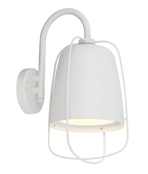 WALL ES 60W S/M Matt WH (Caged) HINK2 CLA Lighting
