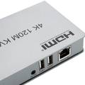 KVM Extender USB IR 4K HDMI over Ethernet up to 120m emitter and receiver
