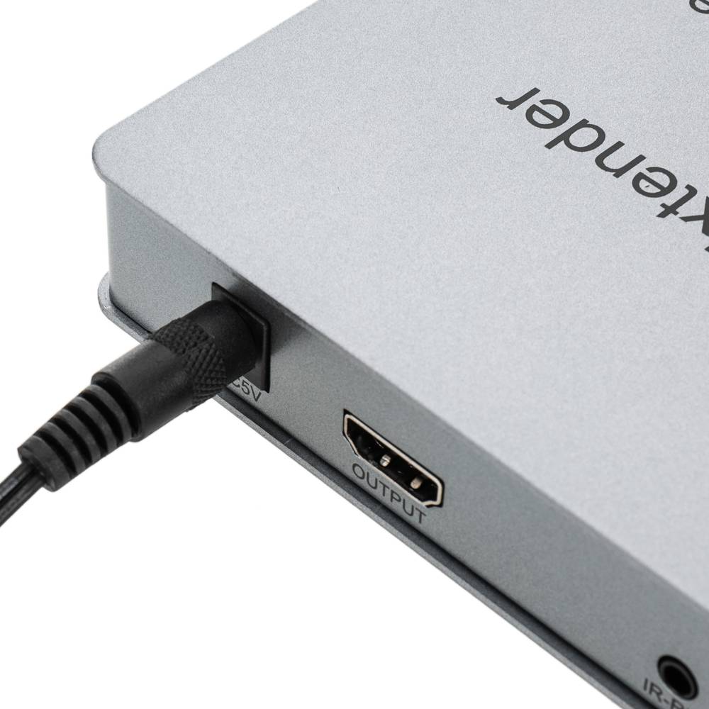 KVM Extender USB IR 4K HDMI over Ethernet up to 120m emitter and receiver