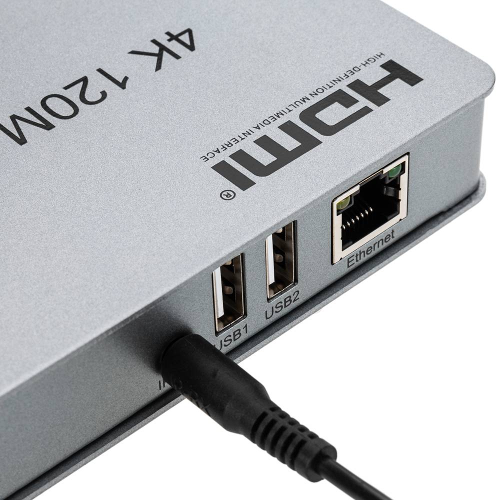 KVM Extender USB IR 4K HDMI over Ethernet up to 120m emitter and receiver