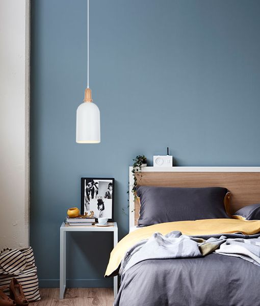 PENDANT ES 72W MATT WH Oblong  WTY HORTEN1 CLA Lighting