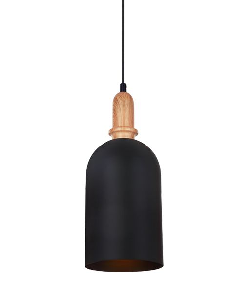 PENDANT ES 72W MATT BLK OBLONG WTY HORTEN2 CLA Lighting 