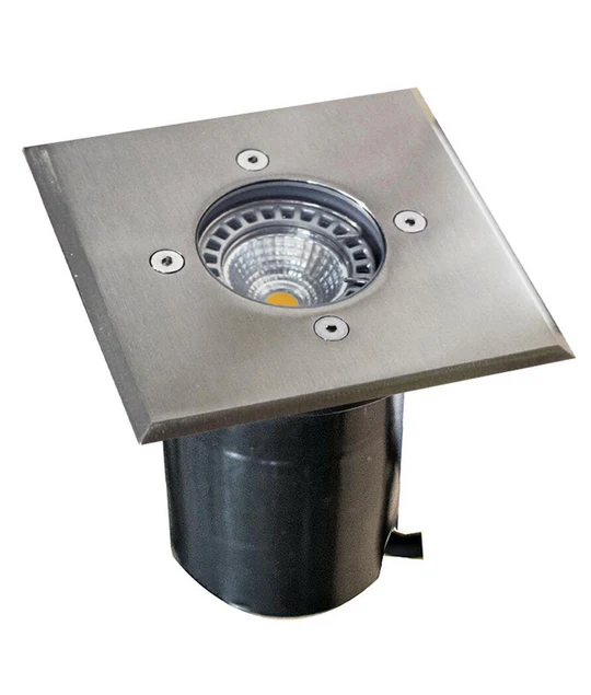 GU10 Inground Up Light Square IGGLSQSS