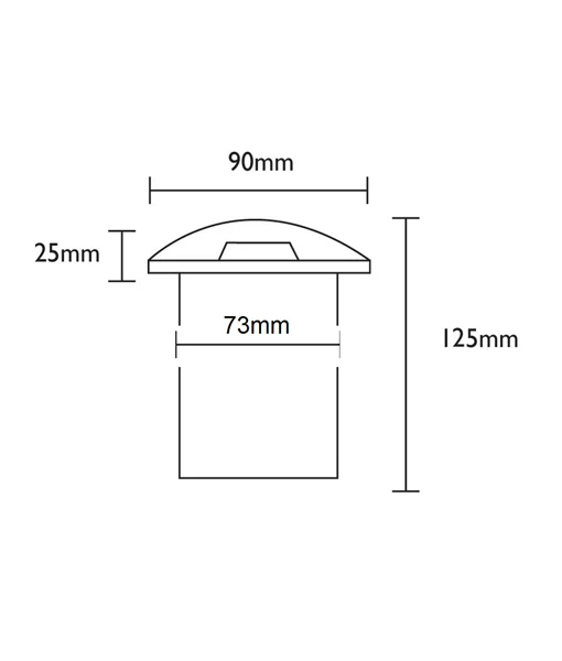 MR16 Recessed Inground Up Lights Small Faceplate IGM4SS