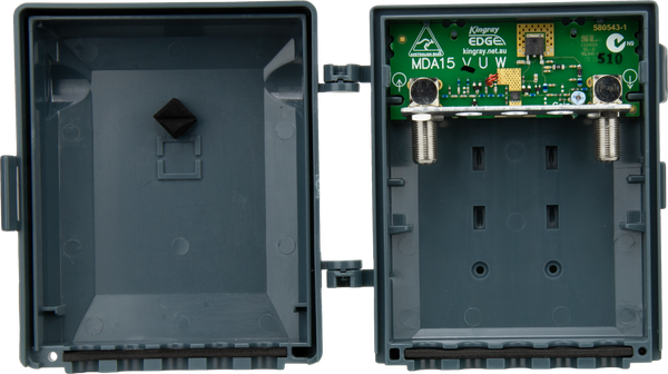 Kingray MDA15V 15dB VHF Masthead Amplifier, Low noise with LTE filter