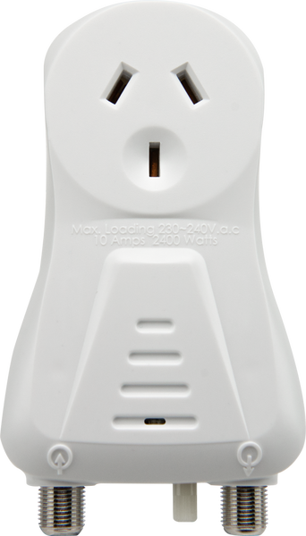 Kingray KDA20 20dB Distribution Amplifier, Plug into Mains Power, Single input/output F-Type connectors, 44-860MHz