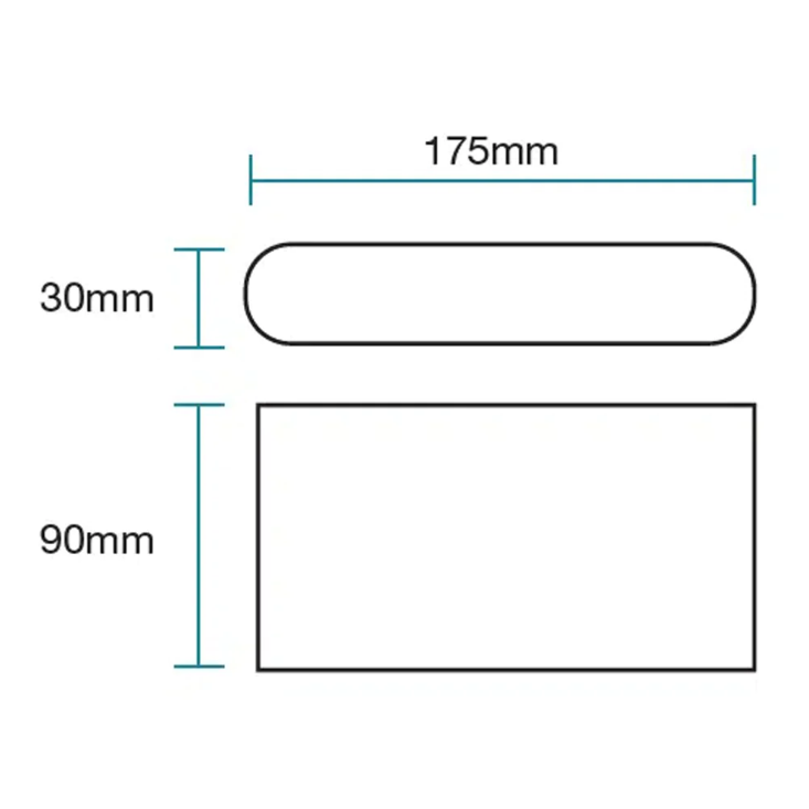 Integra 10W LED Tricolour Wall Exterior Medium White - MLXI34510W