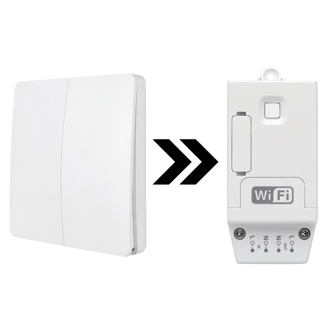 SMART WIFI KINETIC WALL SWITCH 3 GANG - WHITE - 20760/05