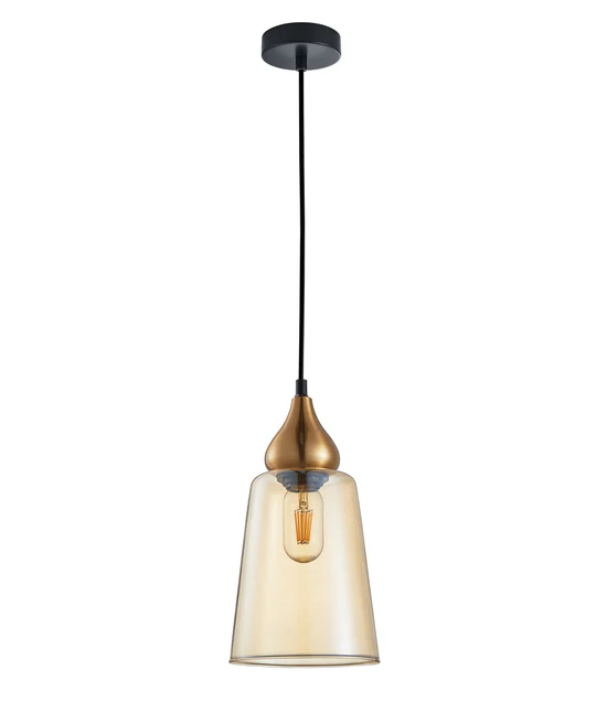JEREZ Modern Ellipse Glass Flat Top Pendant Lights JEREZ2
