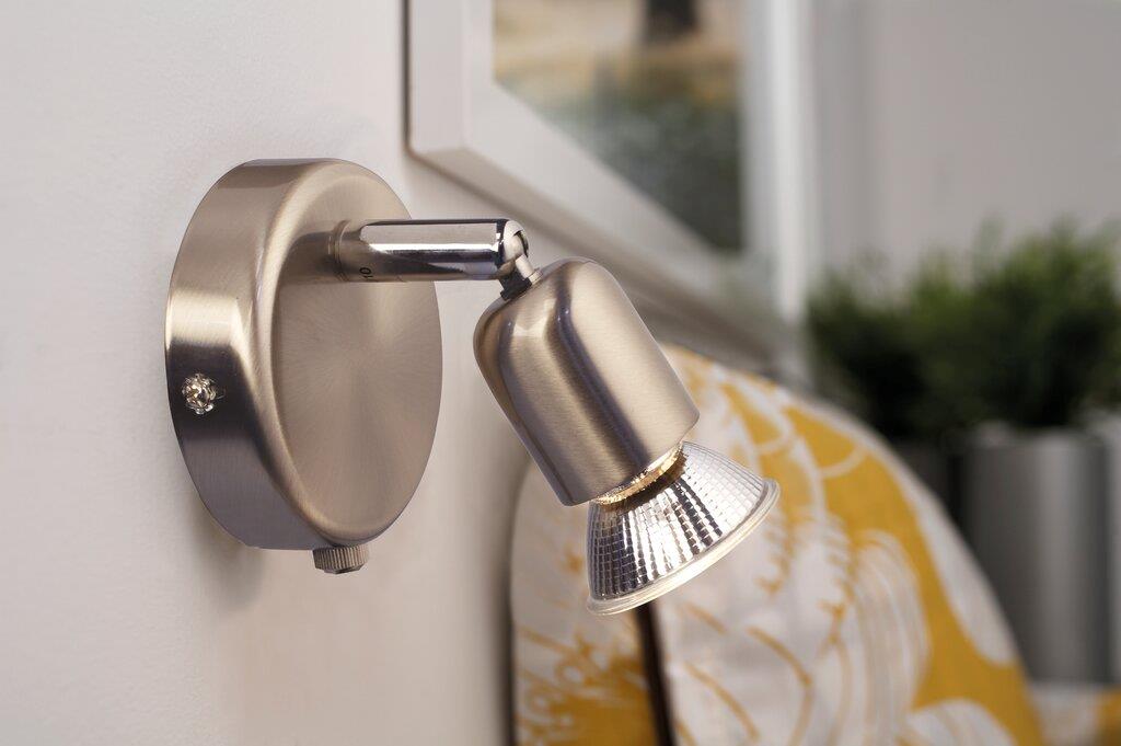 Avenue LED Wall Metal Brushed steel - 76551132