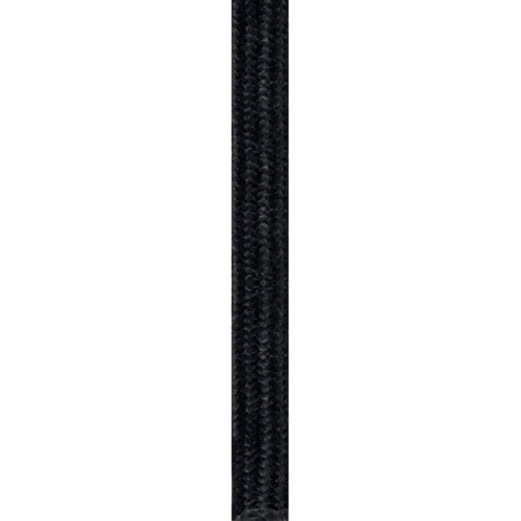 Cable 4M Textile cable Textile Black - 73059903