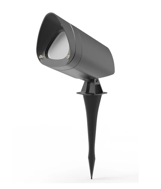 KAM Exterior Dark Grey Garden Spike Light KAM01