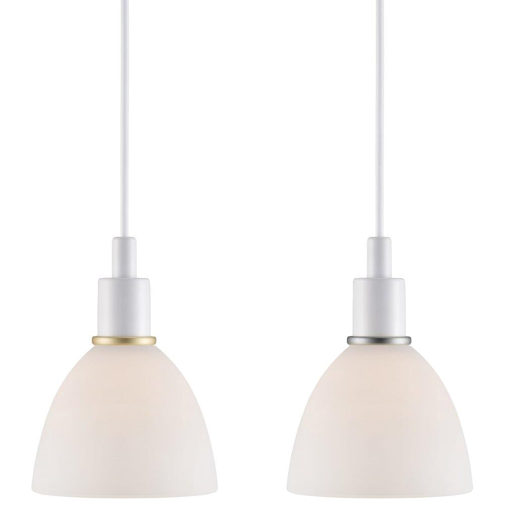 Ray 2-Kit Pendant Glass, Metal White, Opal - 63233001
