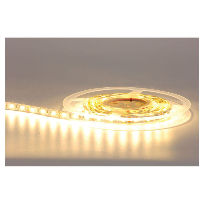 CLA LIGHTING LED 12V DC CUSTOM 5050 IP65 WW 3000K STRIP PER METRE LED5050WARM