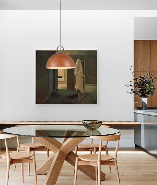 PENDANT ES 72W Salem Oak DOME WTY LEGNA4 CLA Lighting