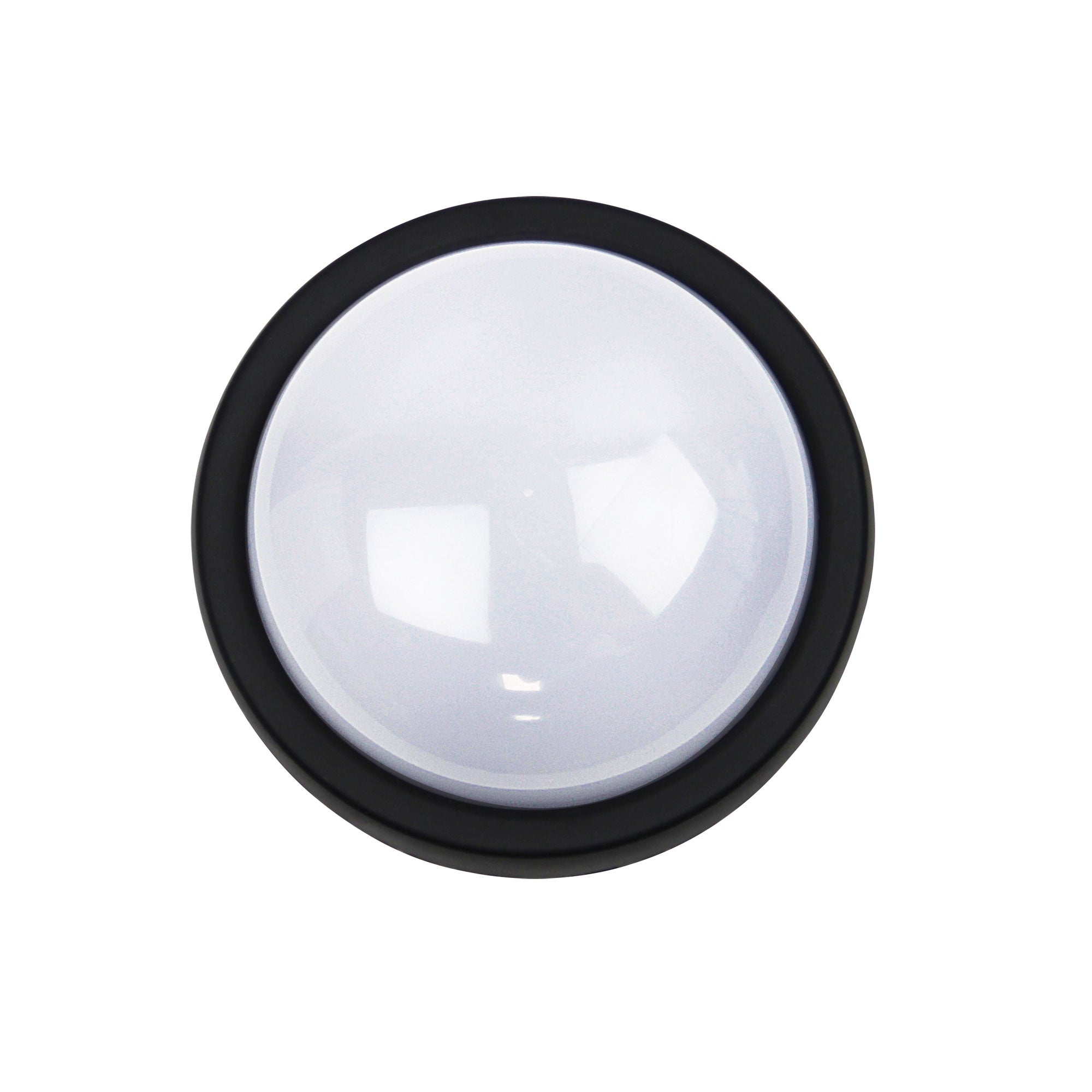 OSSEN LED ROUND BULKHEAD BLACK ACRYLIC - LF7552BK