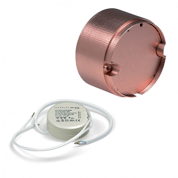 Surface Transformer Kit for LL series landscape lights Copper, Silver/Grey, Black LL-T70KIT-CO Superlux