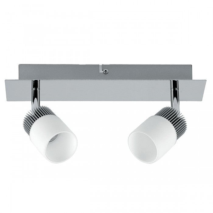 LED Double Bar Spotlight Satin Chrome 6W LSLB-B2-CH Superlux