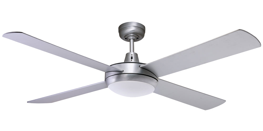 Lifestyle AC 52" Ceiling Fan with LED Light CCT Brushed Aluminium DLS1343B