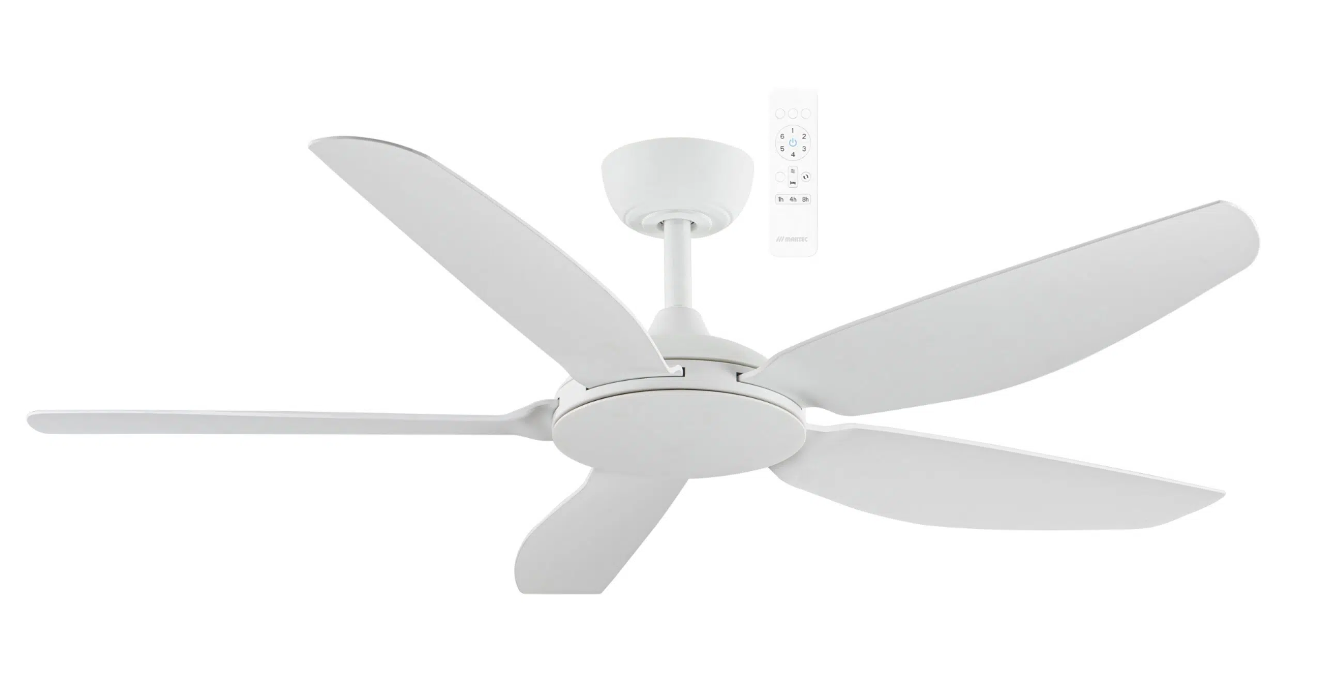 Esprit DC 52" Smart WIFI Ceiling Fan Only Matt White MDCE135W