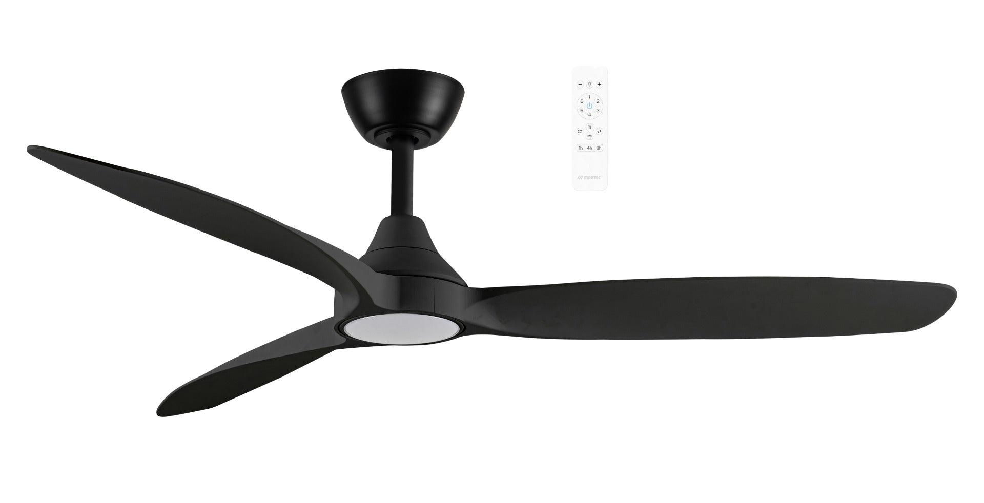 Seaforth DC 56" SMART WIFI Ceiling Fan Matt Black MQDC133WR