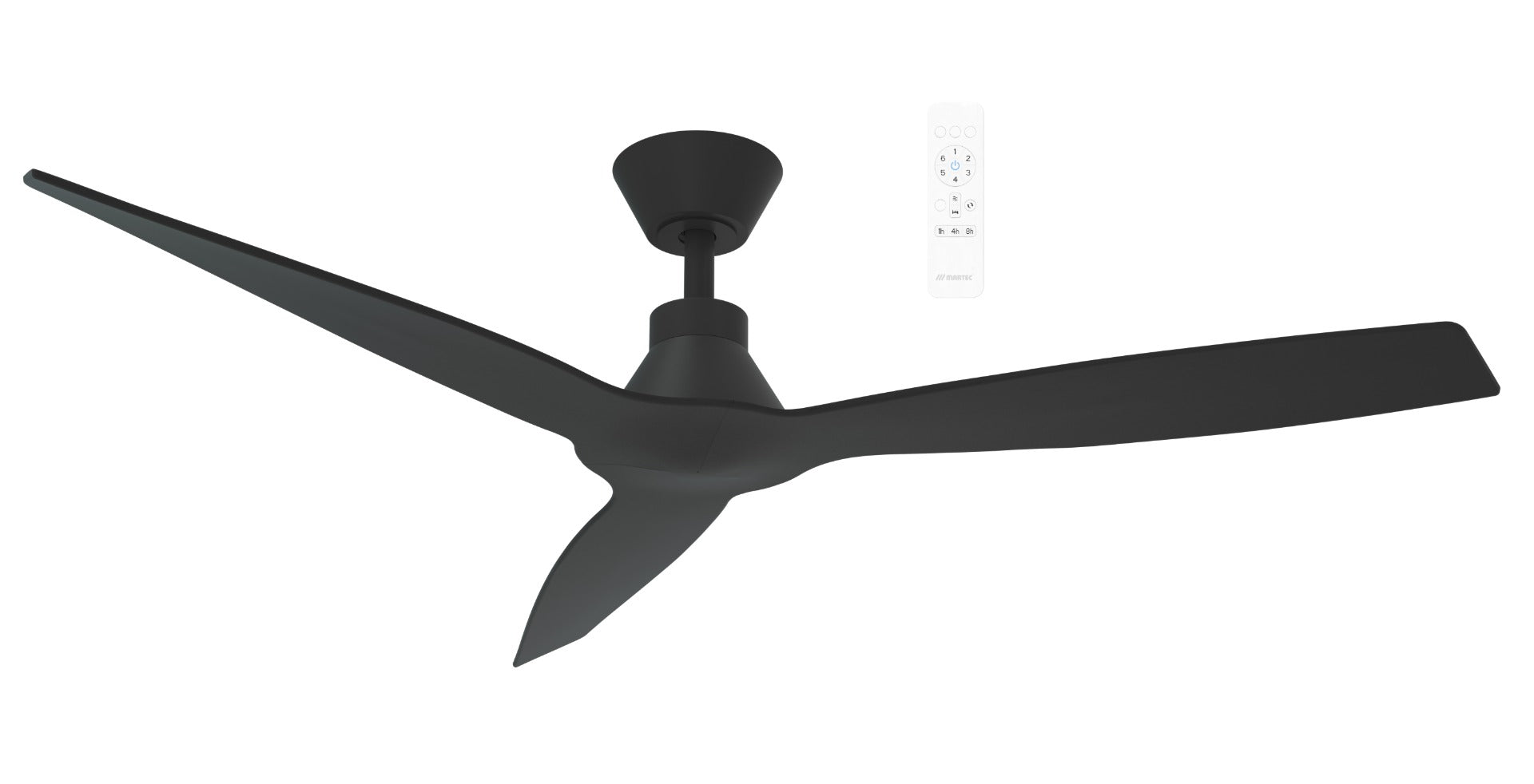 Seaforth DC 56" SMART WIFI Ceiling Fan Dimmable CCT LED Light Matt White MDCS1433W