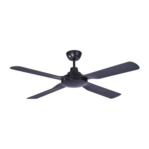 Discovery II 52" 4 Blade ABS Ceiling Fan Only Matt Black MDF134M