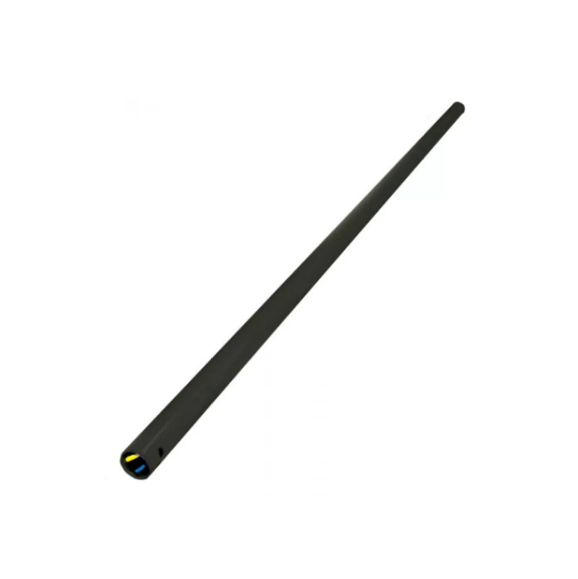 Downrod DC Ceiling Fan 900mm Inc Wiring Loom Matt Black to suit WIFI Models MDRDWIFI36M