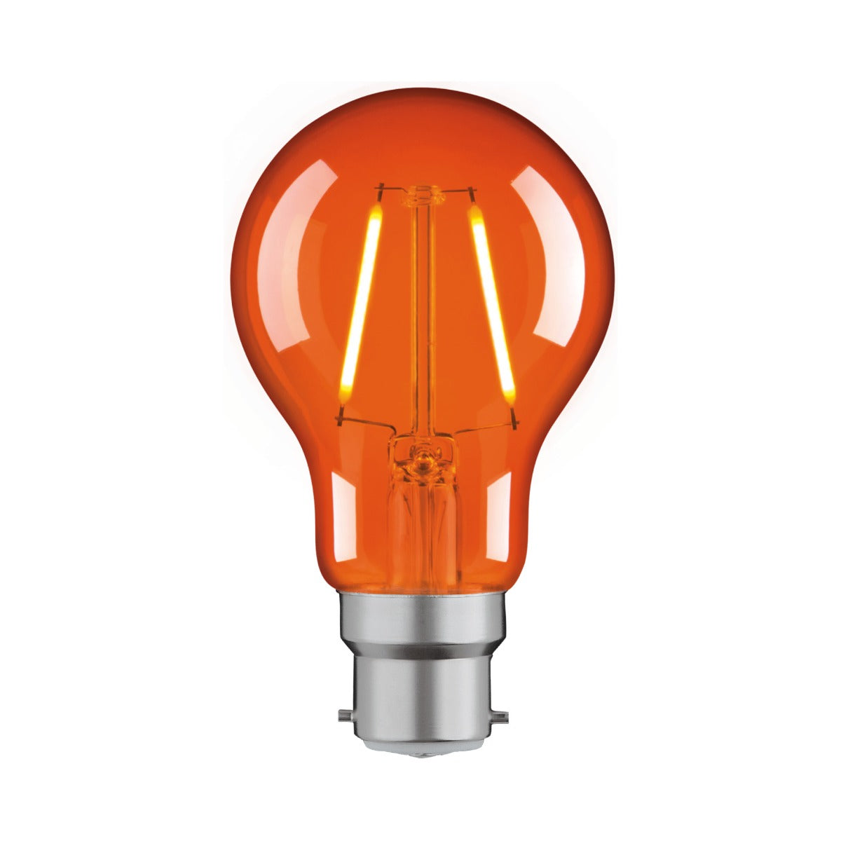 Coloured 2W LED Bayonet Party Festoon Light Globes B22-Orange