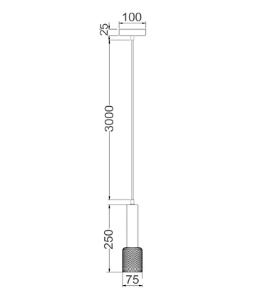 MIKRO Cylinder & Mesh Pendant Lights MIKRO1