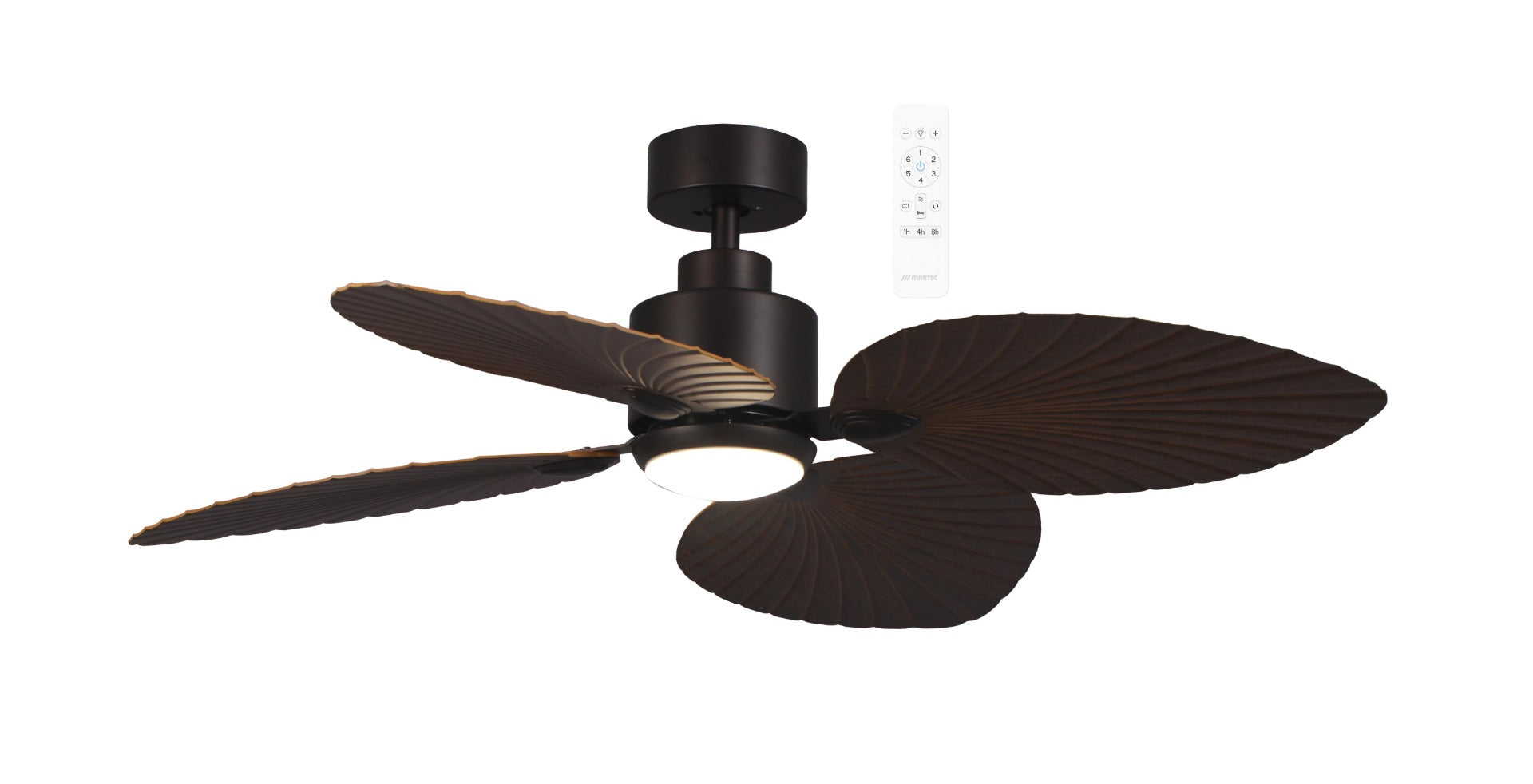 Kingston DC 50" Smart WIFI Remote Control Ceiling Fan with Dimmable CCT LED Light Old Bronze MKDC1243OB