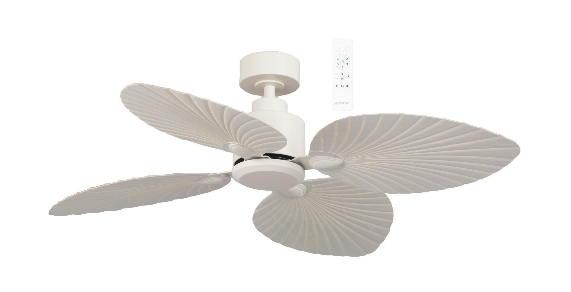 Kingston DC 50" Smart WIFI Ceiling Fan In White MKDC124W