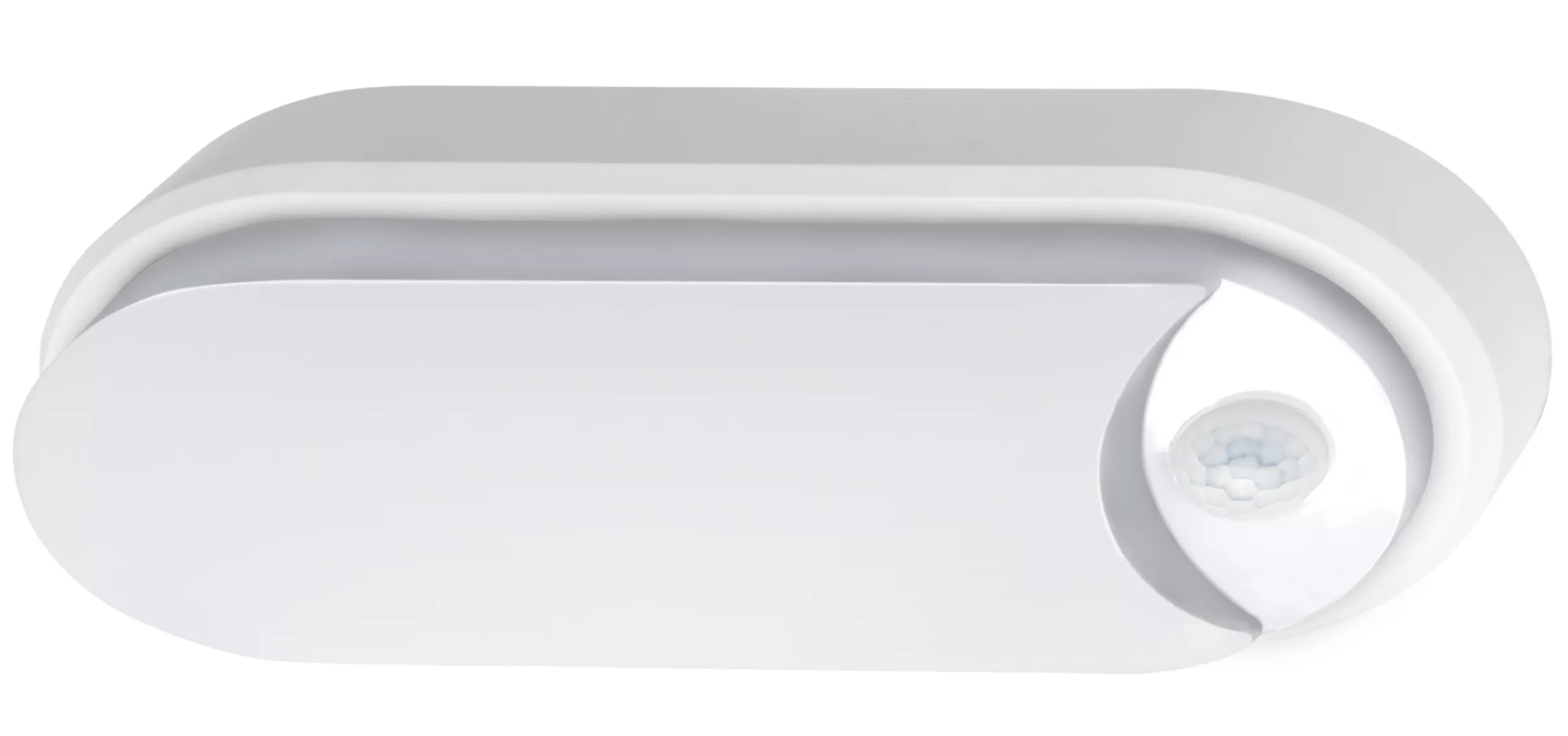 Cove LED Oval Bunker Light 15w Tricolour with PIR sensor - MLXCO34615S