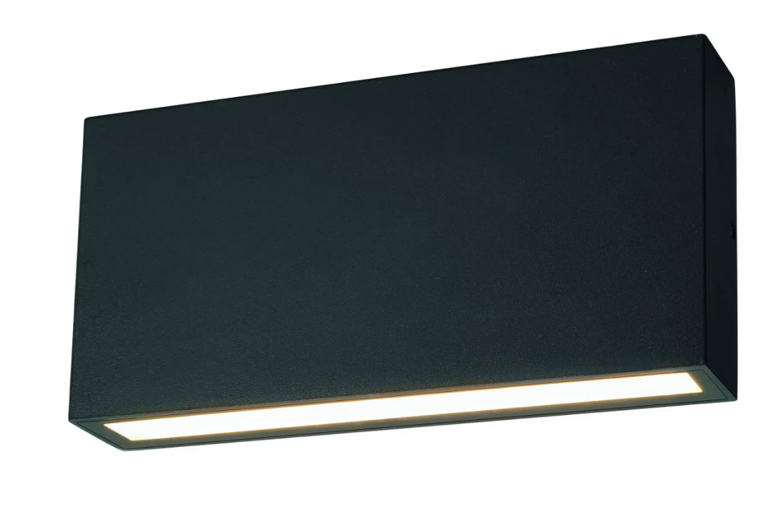 Modus 10W LED Tricolour Wall Exterior Medium Matt Black - MLXM34510M