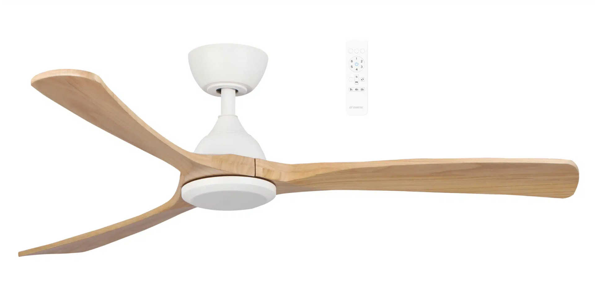 Norfolk DC 48" Smart WIFI Ceiling Fan Matt White MNDC123WN