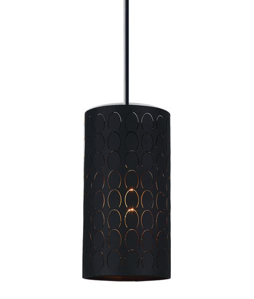 PENDANT ES 72W Black Embossed Oblong  MODELLO2 Cla Lighting