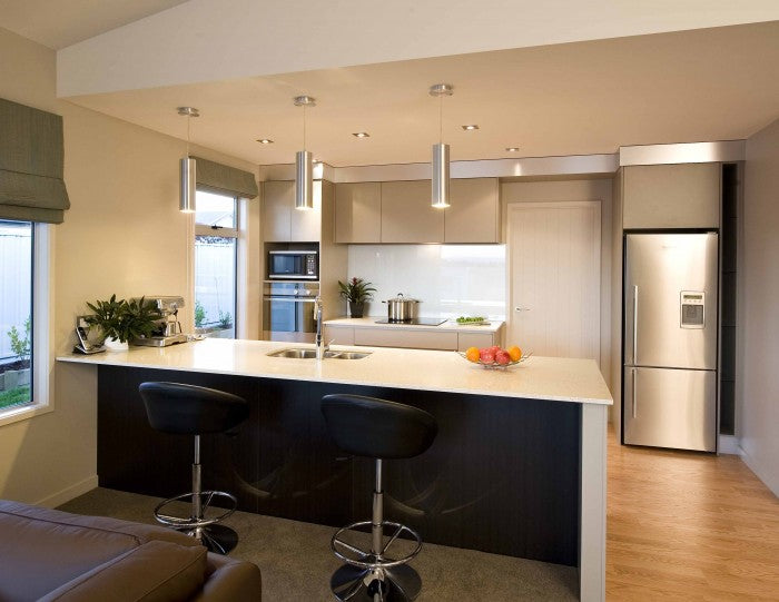 Single Modern Energy Efficient Tube Pendant Silver/Grey 2.3W MS1053-BA Superlux