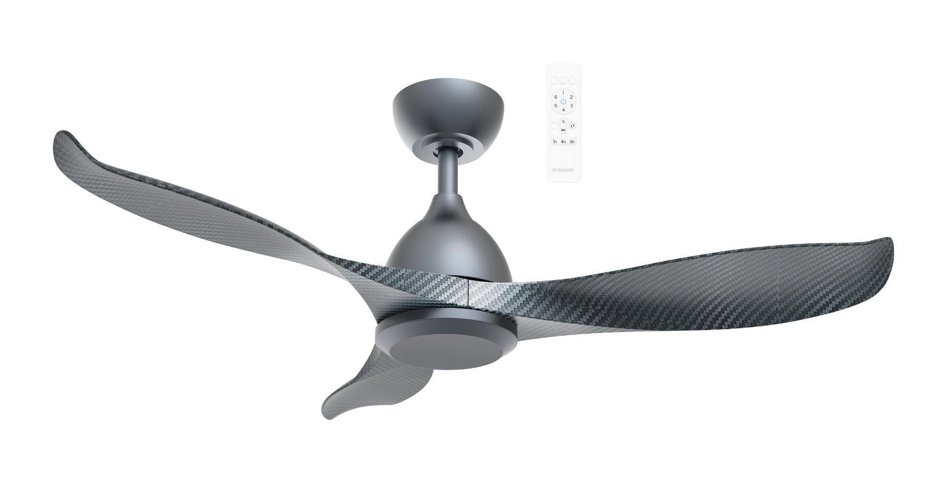 Scorpion DC 52" Smart WIFI Ceiling Fan Graphite with Carbon blades MSDC133GC