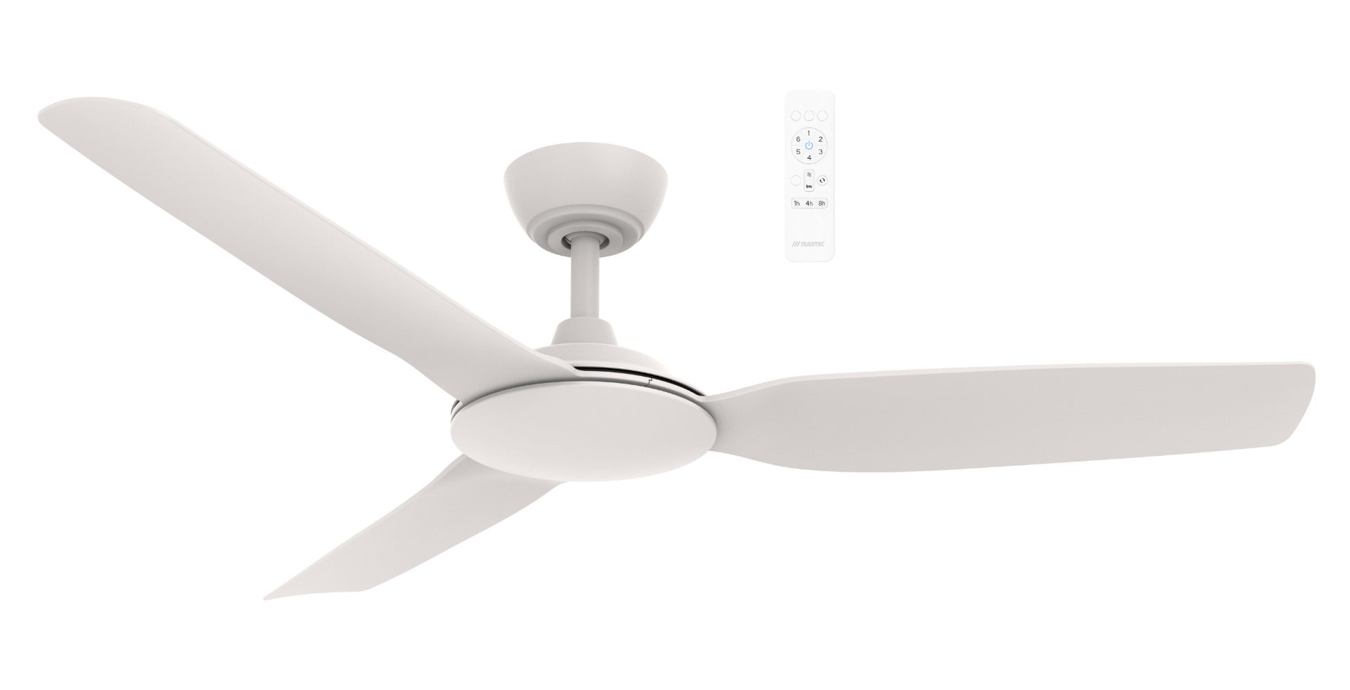 Viper DC 52" Smart WIFI Ceiling Fan In White MVDC133W