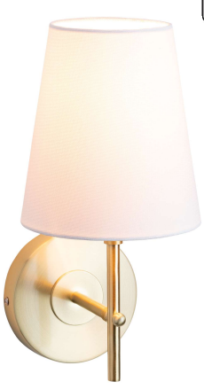 WILSHIRE WALL LIGHT BRUSHED BRASS MWL009BRS
