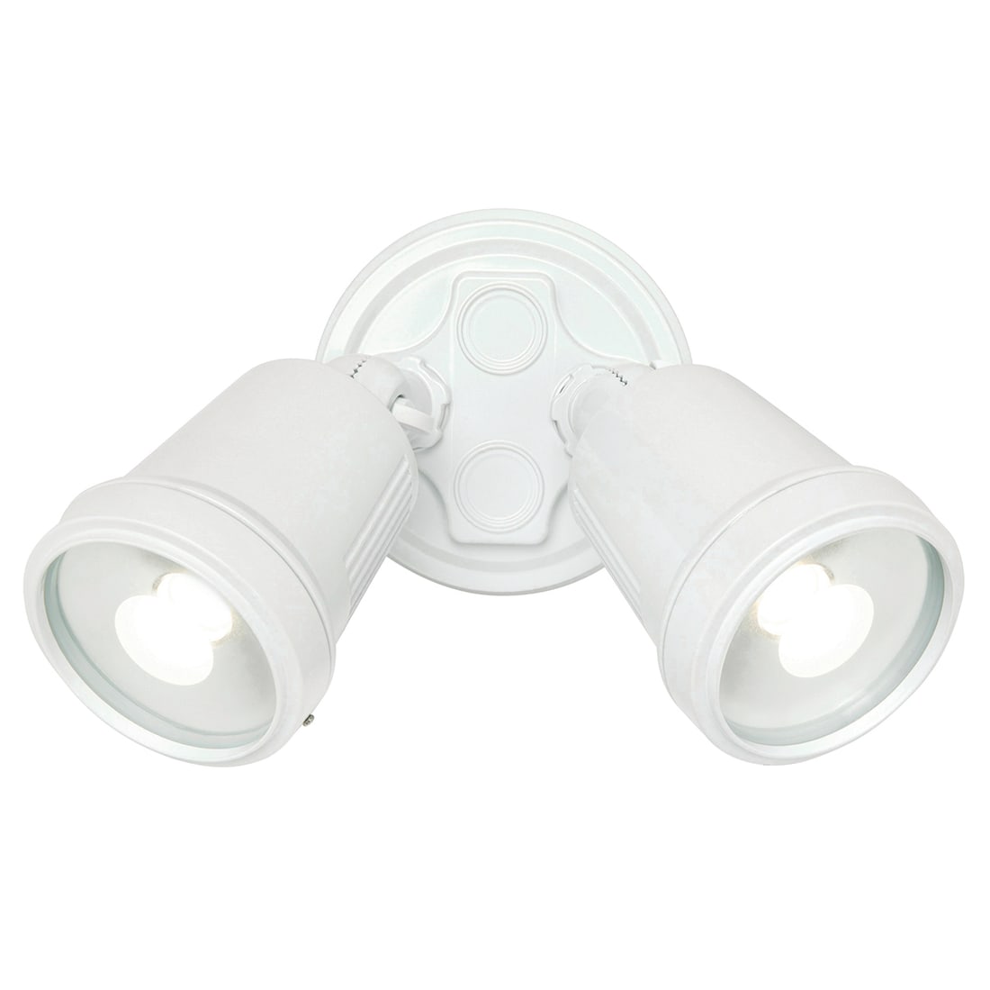 HUNTER TRIO 2 LIGHT CCT LED FLOODLIGHT - WHITE - 20622/05