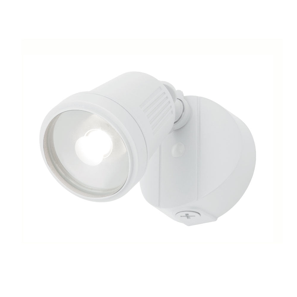 Mercator Otto White Single Led Floodlight MXD6711WHT