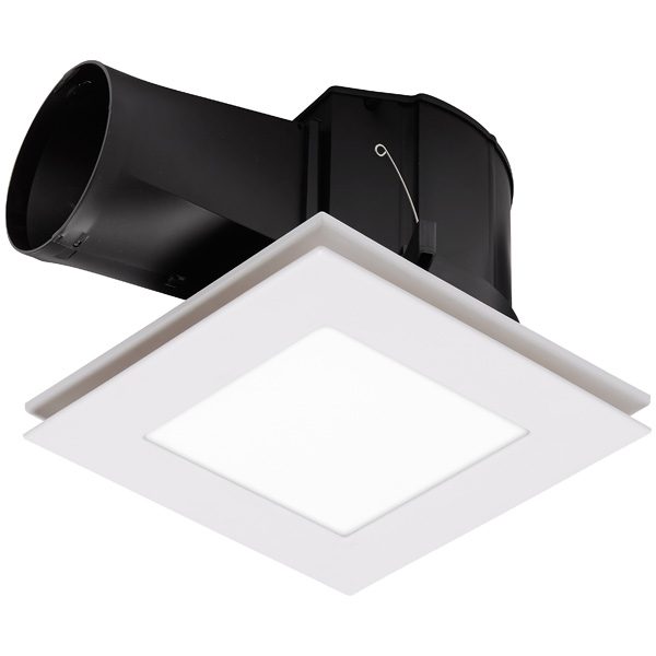 Martec Flow Large Square Exhaust Fan with Light / Tri-Colour - MXFLFS30W
