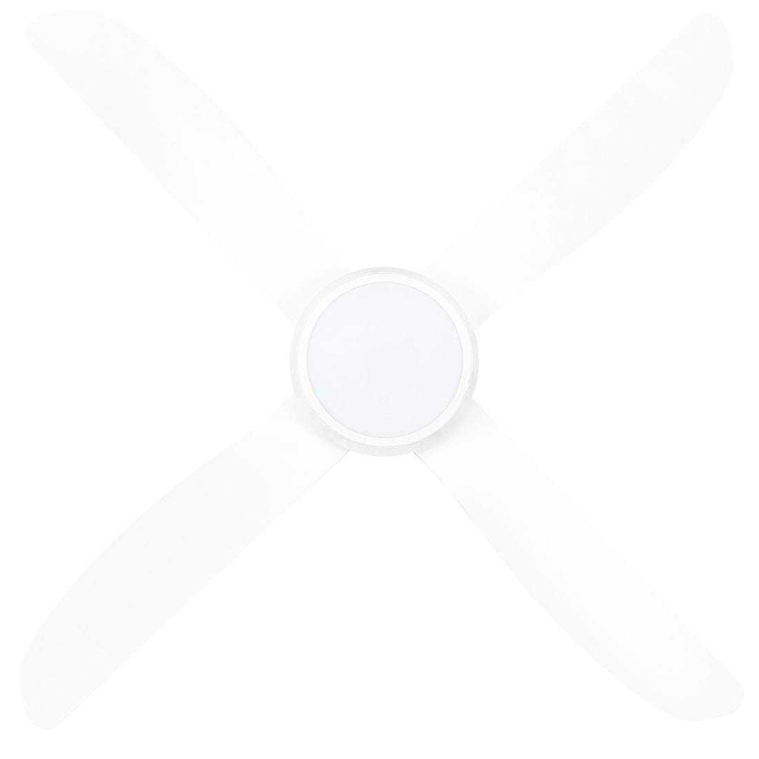 VECTOR II 52" ABS CEILING FAN 18W DIMMABLE LED - PURE WHITE - 21549/05