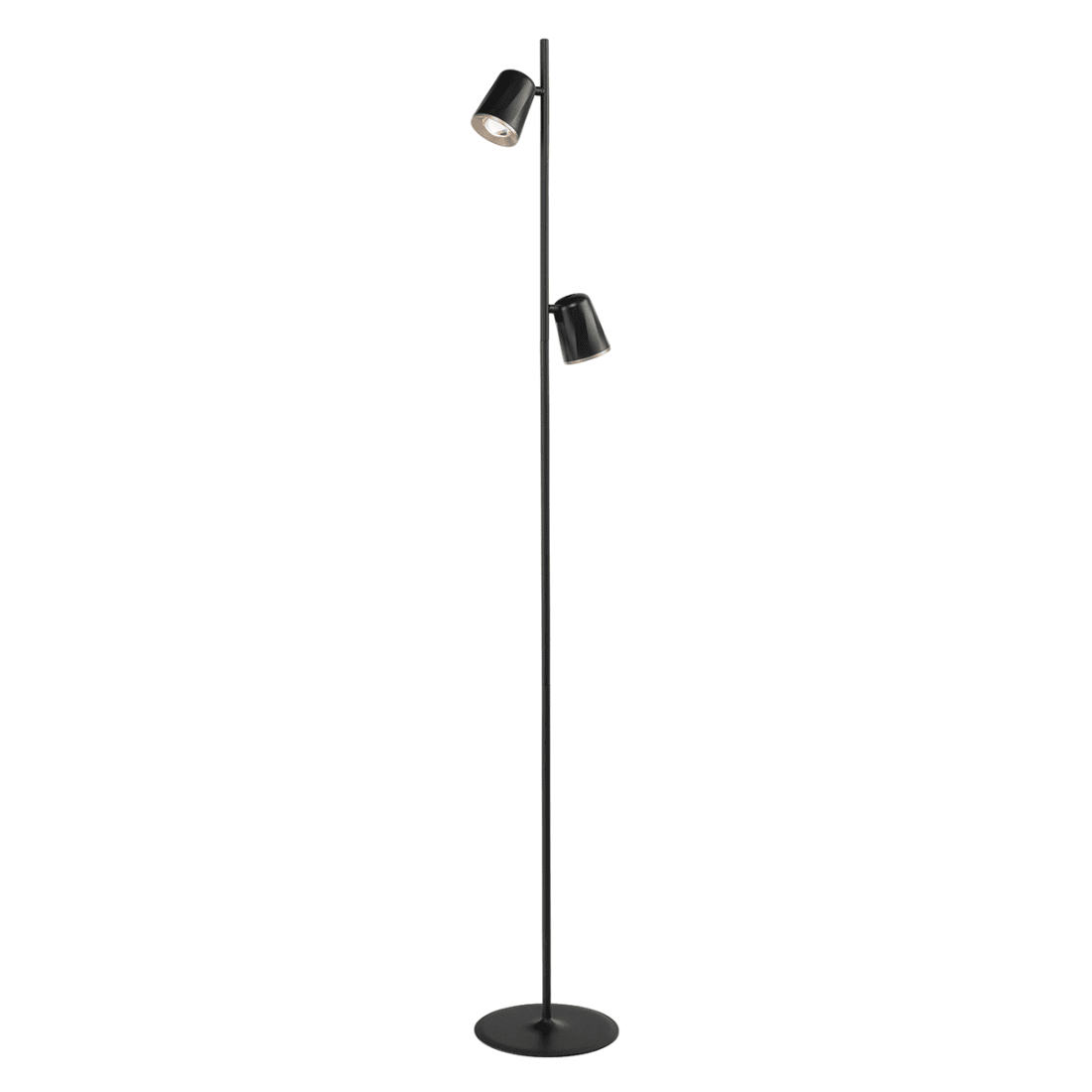 KALLA 2X6W LED FLOOR LAMP - BLACK - 21427/06