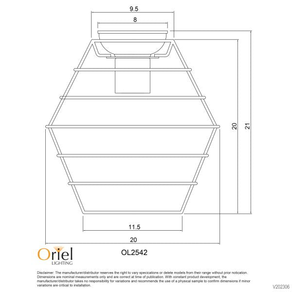 Maci Wire Retro Industrial DIY Shade Available in White 