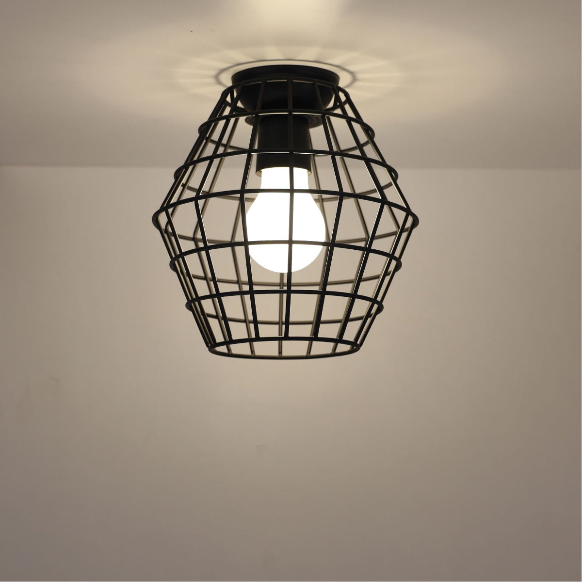 Maci Wire Retro Industrial DIY Shade Available in Black