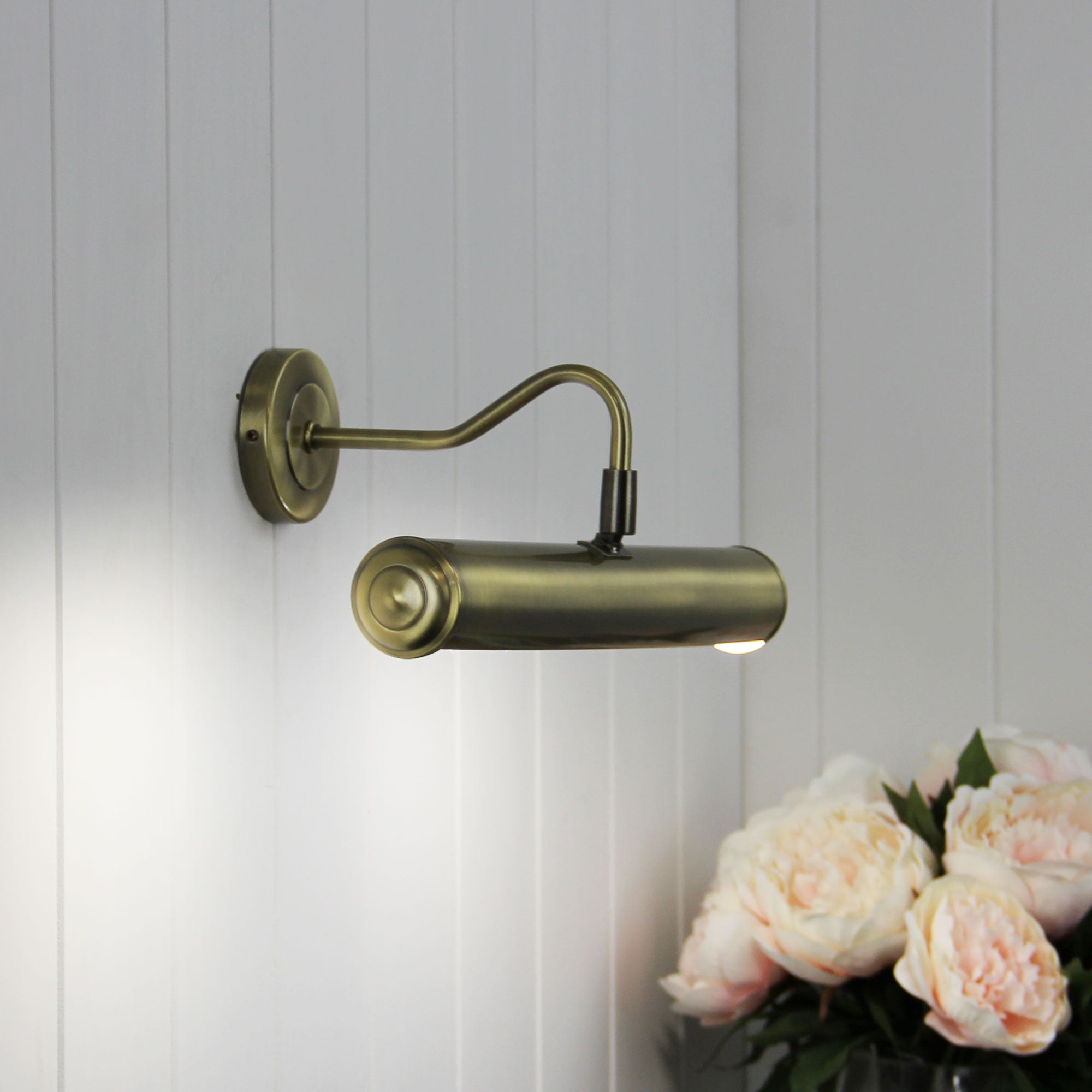 PICTURE LIGHT 350MM ANTIQUE BRASS - OL50800AB